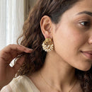 Jewel Addiction Royal Pota Stone Elephant Pearl Stud Earrings