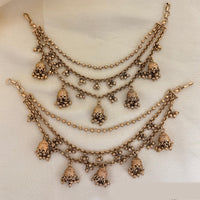 Jewel Addiction Traditional Copper Finish Pearl Multi Layer Kan Chain