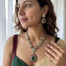 Jewel Addiction Royal Polki Kundan Stone Necklace Set