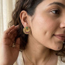 Jewel Addiction Royal Pota Stone Pearl Stud Earrings