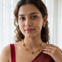 Jewel Addiction Designer Pota Stone Necklace Set