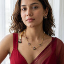 Jewel Addiction Designer Pota Stone Necklace Set