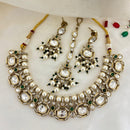 Jewel Addiction Royal Polki Kundan Stone Pearl And Beads Necklace Set