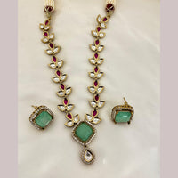 Jewel Addiction Royal Polki Kundan Stone Necklace Set