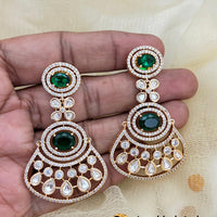 Jewel Addiction Designer Polki Kundan Stone Dangler Earrings