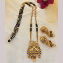Jewel Addiction Pota Stone And Pearl Designer Elephant Motif Mangalsutra