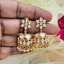 Jewel Addiction Ethnic Polki Kundan Stone And Pearl Designer Jhumki Earrings