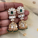 Jewel Addiction Ethnic Polki Kundan Stone And Pearl Designer Jhumki Earrings