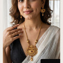 Jewel Addiction Traditional Pota Stone And Beads Necklace Set