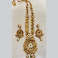 Jewel Addiction Traditional Pota Stone And Beads Long Necklace Set