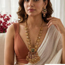 Jewel Addiction Traditional Pota Stone And Beads Long Necklace Set
