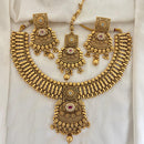 Jewel Addiction Traditional Pota Stone And Beads Necklace Set