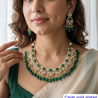 Jewel Addiction Polki Kundan And AD Stone Necklace Set
