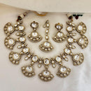 Jewel Addiction Polki Kundan And AD Stone Necklace Set