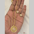 Jewel Addiction Traditional Pota Stone And Pearl Necklace Set