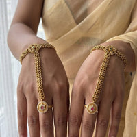 Jewel Addiction Premium Pota Stone And Pearl Hath Panja