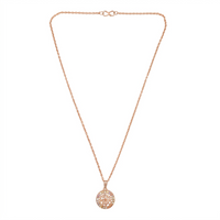 Urthn Rose Gold Plated Chain Pendant For Women/ Girls(Pack of 12)