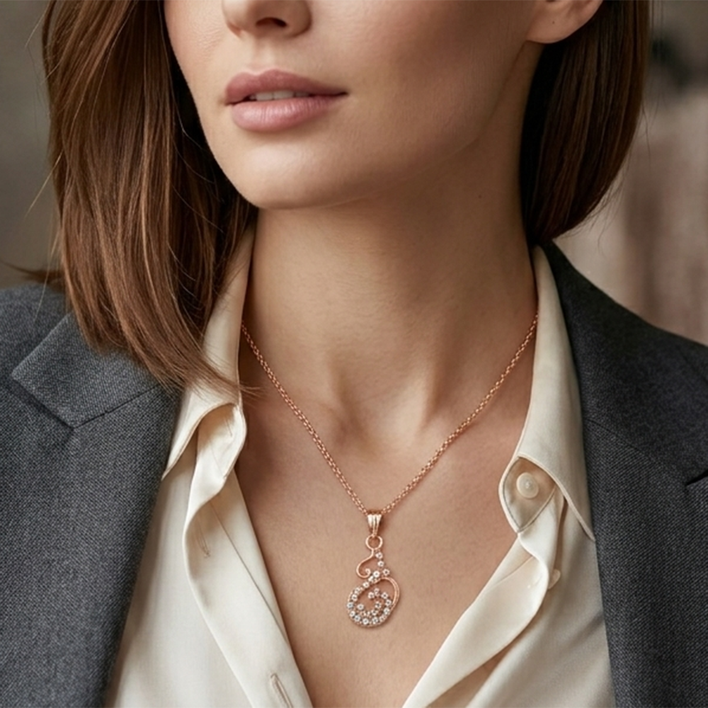 Urthn Chain Pendant For Women/ Girls(Pack of 12)