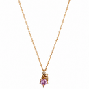 Urthn Crystal Stone Dolphin Chain Pendant For Women/ Girls (Pack of 12)