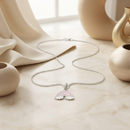 Urthn Cute Rainbow Charm Pendant Necklace for Women Trendy Daily Wear Accessory(Pack of 12)