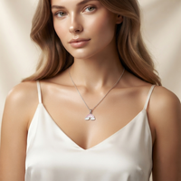 Urthn Cute Rainbow Charm Pendant Necklace for Women Trendy Daily Wear Accessory