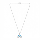 Urthn Cute Rainbow Charm Pendant Necklace for Women Trendy Daily Wear Accessory(Pack of 12)