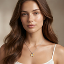 Urthn Graceful Butterfly Shape Meenakari Chain Pendant | Designer Jewellery for Women - 1205096B(Pack Of  12)