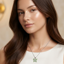 Urthn Graceful Butterfly Shape Meenakari Chain Pendant | Designer Jewellery for Women - 1205096C(Pack Of  12)