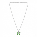 Urthn Graceful Butterfly Shape Meenakari Chain Pendant | Designer Jewellery for Women - 1205096C(Pack Of  12)
