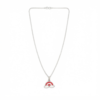 Urthn Cute Rainbow Charm Pendant Necklace for Women Trendy Daily Wear Accessory(Pack of 12)