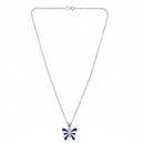 Urthn Graceful Butterfly Shape Meenakari Chain Pendant | Designer Jewellery for Women - 1205096E(Pack Of  12)