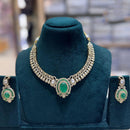 JCM Designer Polki Kundan Stone Statement Necklace Set