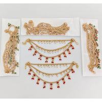 JCM Designer Pota Stone And Pearl Kanchain