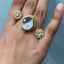 JCM Royal Crystal Stone Designer Ring