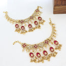 JCM Designer Pota Stone And Pearl Kanchain
