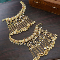 JCM Designer Pota Stone And Pearl Kanchain