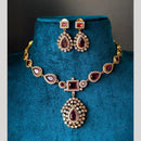 JCM Royal  Pota Stone And Austrian Stone Designer  Necklace Set