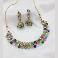JCM Premium Pota Stone And Beads Designer Necklace Set