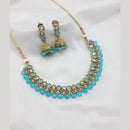 JCM Premium Pota Stone And Beads Designer Necklace Set