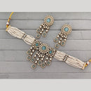 JCM Heritage Polki Kundan Stone And Austrian Stone Choker Necklace Set