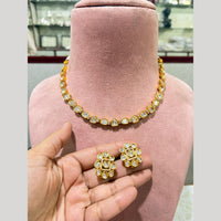 JCM Traditional Polki Kundan Stone Necklace Set