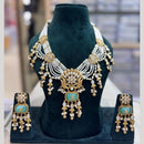 JCM Heritage Style Pota Stone Beads And Pearl Necklace Set