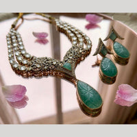 JCM Premium Designer Polki Kundan Necklace Set