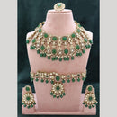 JCM Heritage Style Pota Stone Beads And Pearl Necklace Set