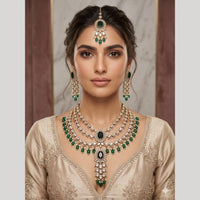 JCM Elegant Crystal Stone And Austrian Stone Necklace Set