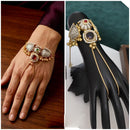 JCM Dual Tone Pota Stone And Pearl Hand Harness
