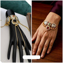 JCM Dual Tone Pota Stone And Pearl Hand Harness