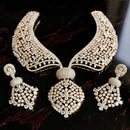 JCM Royal Glow American Diamond Necklace Set