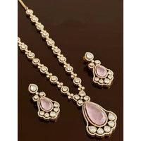 JCM Premium Pota Stone And Austrian Stone Necklace Set