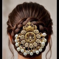 JCM Classic Pota Stone Pearl And Beads Hair Accessories